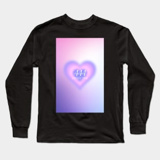 Angel Number 444 Heart Aura Long Sleeve T-Shirt